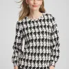 Hot Zenergy® Houndstooth Long-Sleeve Top Tops