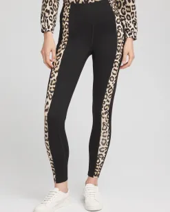 Cheap Zenergy® Leopard Print Side Panel Leggings Pants