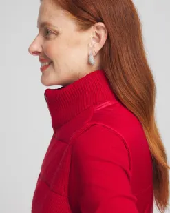 Outlet Zenergy® Luxe Ribbed-Knit Puffer Vest Jackets & Coats | Activewear