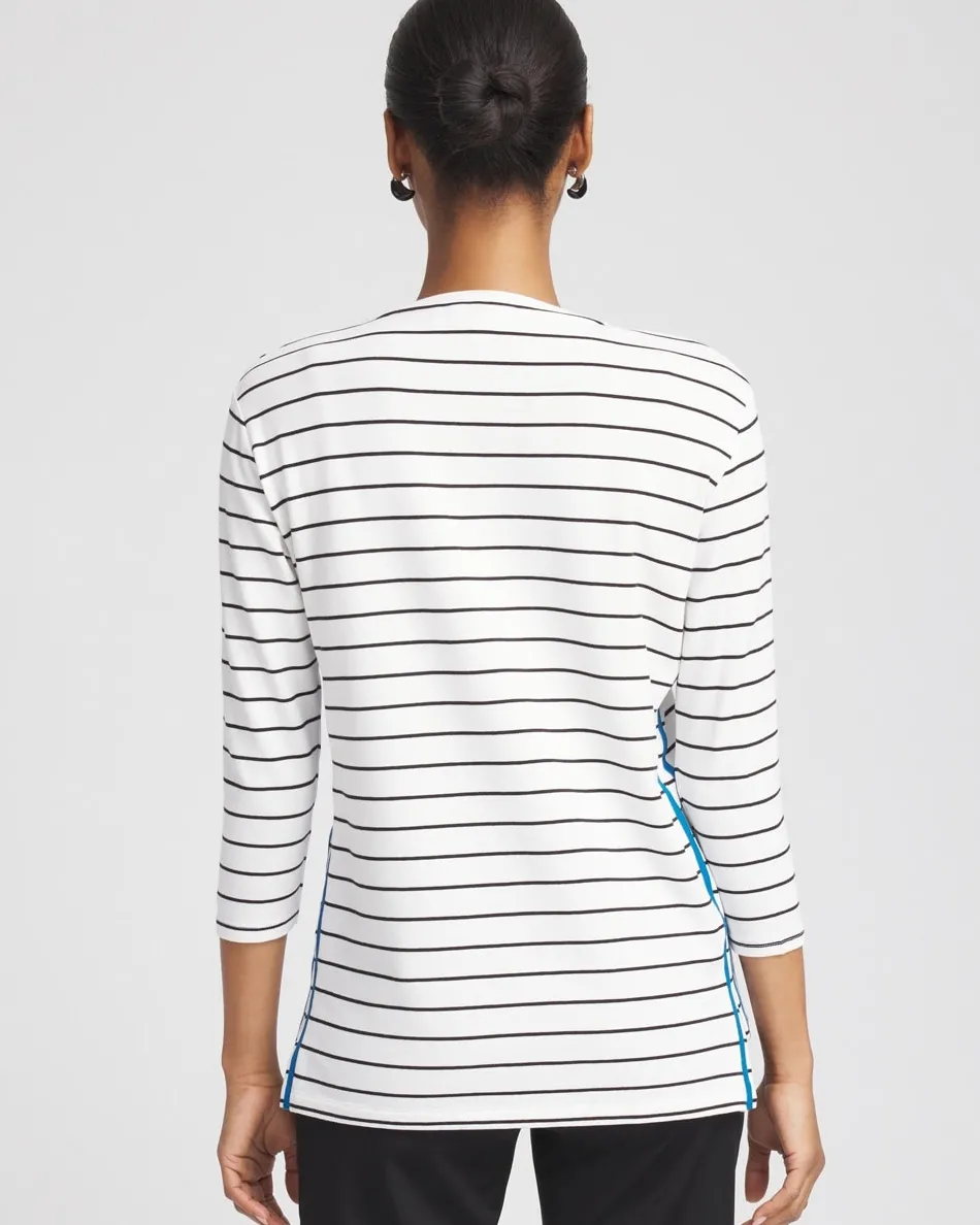 Hot Zenergy® Stripe Pullover Tops