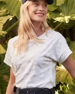 Store Zenergy® Textured Star Top Tops