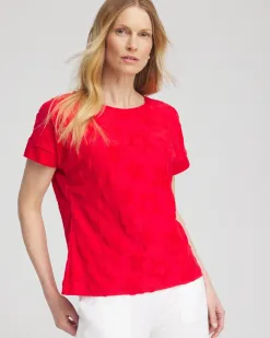 Store Zenergy® Textured Star Top Tops