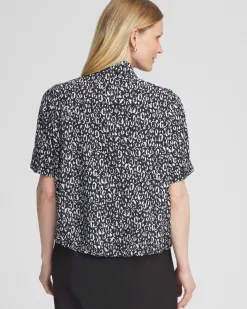 Discount Zenergy® UPF Animal Print Bungee Shirt Tops