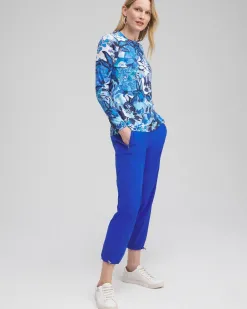 Outlet Zenergy® UPF Floral Sun Tee Tops
