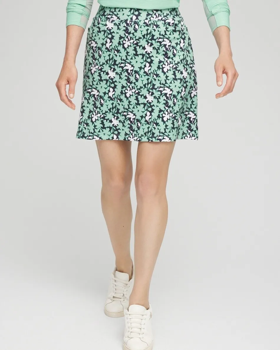 Discount Zenergy® UPF Leaf Print Skort Pants | Skirts