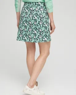 Discount Zenergy® UPF Leaf Print Skort Pants | Skirts