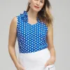 Best Zenergy® UPF Neema Dot Ruffle Tank Tops