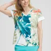 Store Zenergy® UPF Palms Tee Tops