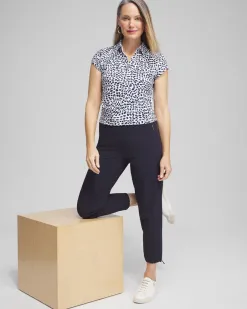 Best Zenergy® UPF Square Cap Sleeve Polo Tops