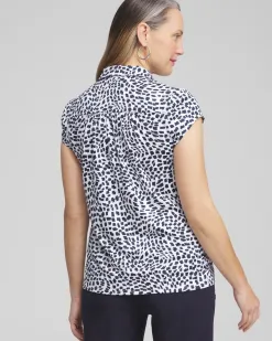 Best Zenergy® UPF Square Cap Sleeve Polo Tops