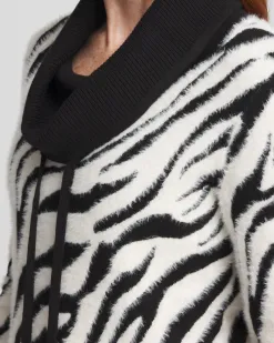 Best Sale Zenergy® Zebra Cowl-Neck Top Tops | Activewear